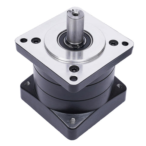 Planetary Gearbox 6 To 1 Speed Reducer For NEMA 34 Stepper Motor 14mm Input Shaft Beefy 50 Nm Torque 3000 RPM Aluminum Housing