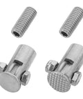Two Piece Iron Changeover Head Kit For Auto Body Shaping And Dent Repair Durable Deformation Resistant Tool Set With Universal Heads For Quick Pro Level Metal Shaping And Dent Fixes Built For Auto Shop Use, two metal heads
