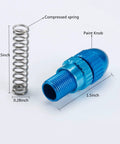 Top Shelf Pneumatic Spray Gun Replacement Parts Straight Up Compression Spring and Smooth Paint Knob for DIY painting.