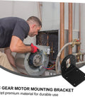 37 motor mounting bracket in use for DC gear motor installation