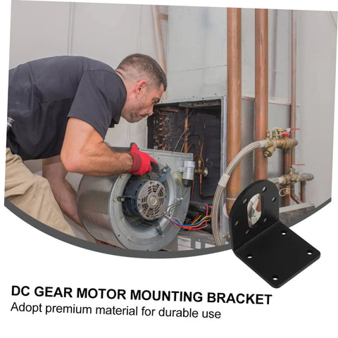 37 motor mounting bracket in use for DC gear motor installation