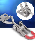 Close-up of 304 Stainless Steel Toggle Clamp Clip Set, Adjustable Buckle Quick Fixture Hand Tool With Strong Clamp, Heavy Duty