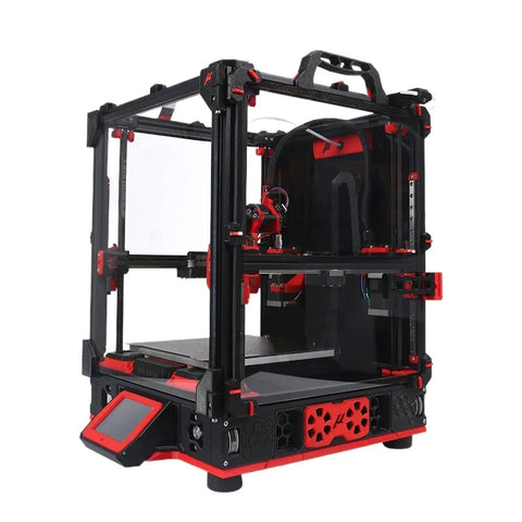No Sweat 180mm FDM 3D Printer Kit Compatible With Voron Micron R1 featuring a transparent frame and Manta mainboard.