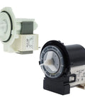 Washer Drain Pump Replacement Kit For LG 4681EA2002H And 4681EA2001T with two pump units, white and black versions