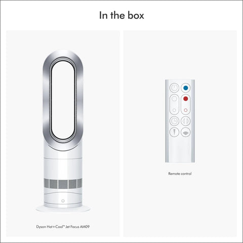 Hot And Cold Air Multiplier Space Heater And Fan With Jet Focus Technology including remote control for easy operation
