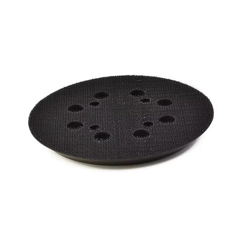 4 Pack 5 Inch 125mm 8 Hole Hook and Loop Sanding Disc Backing Pad Replacement for Orbital Sander, black pad with holes