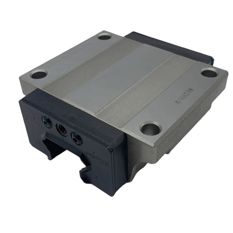 Rock Solid Linear Guide Rail With HSR45LB Carriage 50x120x170.8mm close-up view of a precision motion control block