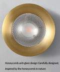 Clean 15 Pack Black Brushed Brass Led Recessed Ceiling Lights With Smooth Trim And Switchable 3000K 4000K 6000K Shades For Quick Ceiling Upgrades No Fuss Setup Guaranteed, honeycomb design.