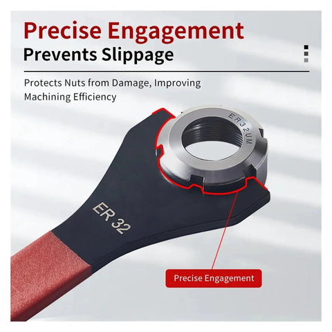 Premium ER16 ER20 ER25 ER32 Collet Chuck Spanner Wrench For CNC Milling Machine Lathe Tools with ER32 precision design.