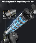Electric Grease Gun For Industrial Use And Auto Maintenance, aviation grade PC tube with polymer sealing rubber detail