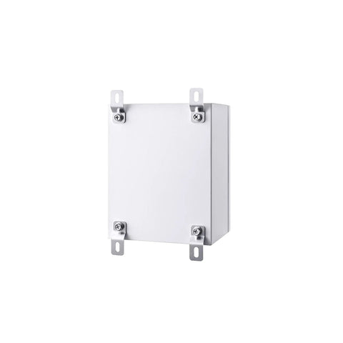 IP65 Weatherproof Heavy Duty Metal Wall Mount Enclosure Box for Electrical Equipment with Mounting Plate and Wall Bracket Indoor Outdoor Junction Box 10 by 8 by 6 Inches Built Tough for Harsh Elements