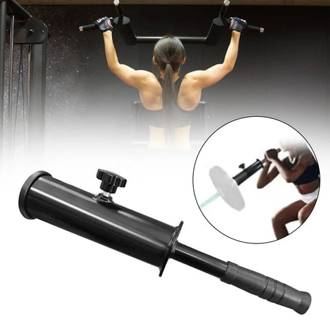 Heavy Duty Weight Attachment Handle for Home Gym built from carbon steel and rubber; ideal for deadlifts and full body workouts.