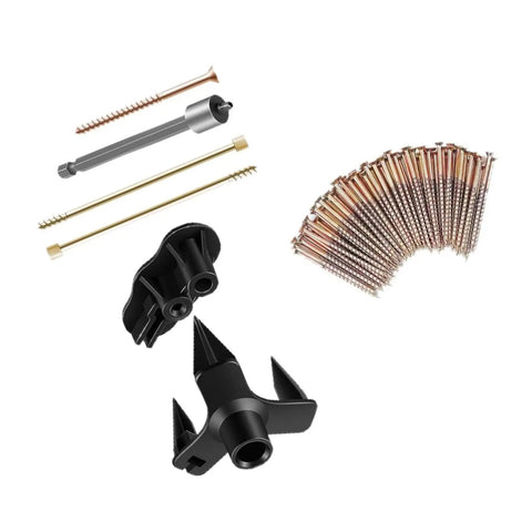 Quiet Your Squeaky Wood Floors With The Squeak No More Kit Featuring Five Tools And Fifty Screws for hardwood underlayment
