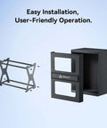 One Stop 3D Printer Filament Storage Box With Dryer Magnetic Closure And Moisture Proof Design 10Kg Capacity Two Tier Rack open side view
