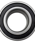 Front view of a wheel bearing from the Wheel Bearing And Hub Kit For Audi TT Quattro 2000 2006 And Volkswagen Beetle 1998 2010 Golf 2000 2005 Jetta 1999 2005 Replacement Parts Includes Two Bearings And Two Hubs Ready to Roll For Easy DIY Install.