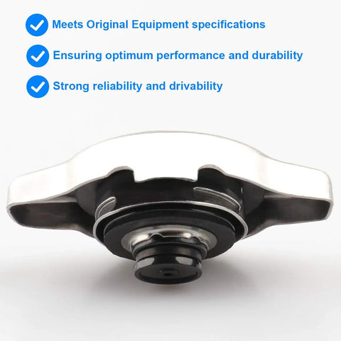 Radiator Cap Replacement for Toyota and Lexus Vehicles Fits 4Runner Camry Celica Corolla, side view showing seal and pressure mechanism.