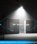 Full Cutoff LED Wall Pack 45W 5625LM Dimmable UL Listed Outdoor Flood Light 120 to 277V IP65 Weatherproof illuminating wall