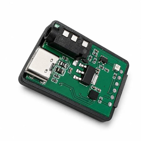 Heavy Duty Six Axis Vibration Analyzer For CNC Spindle And Machine Health Monitoring circuit board showing USB and components.