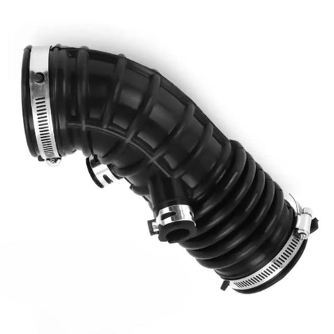 Infiniti G35 Air Intake Hose For Coolant System 2007 2008 Premium Synthetic Rubber With Multi Layer Reinforced Fiber Heavy Duty Heat Resistant Cold Resistant Aging Resistant Durable OEM Replacement High Performance Engine Bay Intake Tube, black with clamps