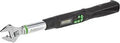 Digital Adjustable Torque Wrench For Mini Split And HVAC Installations With LCD Screen Light And Sound Alerts Precision Tightening To Prevent Refrigerant Leaks Pro Grade HVAC Tools, black handle, LCD display visible