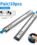 Heavy Duty Drawer Slides With Locking Mechanism, Super Smooth Silent Glide, Ball Bearing Rails, Rust Resistant Electroplated Or Powder Coated Finish, Built Tough Steel Hardware For High Use Kitchens, Cabinets, And Workshops, 10-60 inch pair