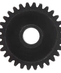 Front view of Beefy 30 Tooth 6mm DBore 0.8 Mod Steel Spur Gear For Heavy Duty Machinery And Industrial Gearboxes Durable Replacement Part