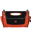 Front view of Cargo Hold Ladder Accessory Fabric Tool Pouch For Multi-Position Ladders Ballistic Nylon Organizer With Pouches And Slots