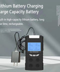 Four Gas Portable Gas Detector With LCD Display Pro Grade Rechargeable Battery H2S CO O2 EX Alarm Sniffer