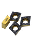 Premium Indexable Carbide Lathe Tool For Metal Turning With High Hardness And Low Friction Coefficient, four inserts displayed.