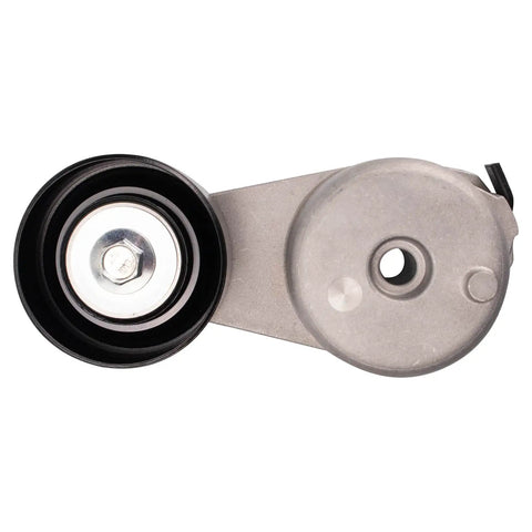 Supercharge Engine Reliability And Save Big Bucks With This Top Shelf Heavy Duty Serpentine Drive Belt Component Kit Featuring A Solid Tensioner Assembly And Durable Belt Ensuring Perfect Fit For Most Vehicles. close-up tensioner assembly