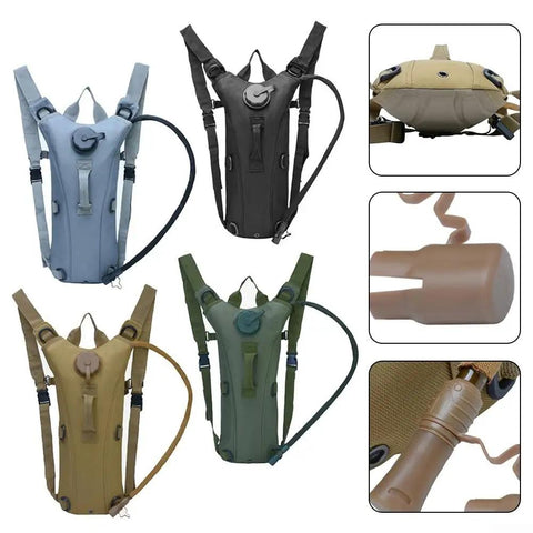 Various colored 3L Hydration Backpack with Removable Water Bladder Hands Free Design for Hiking Camping Cycling Running and Biking