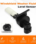 Washer Fluid Level Sensor For Cadillac Escalade 2007 2014 And Chevy Avalanche Silverado Suburban 2007 2013 2011 2014 Replacement Easy Install High Quality Plug And Play black plastic sensor with two-contact connector