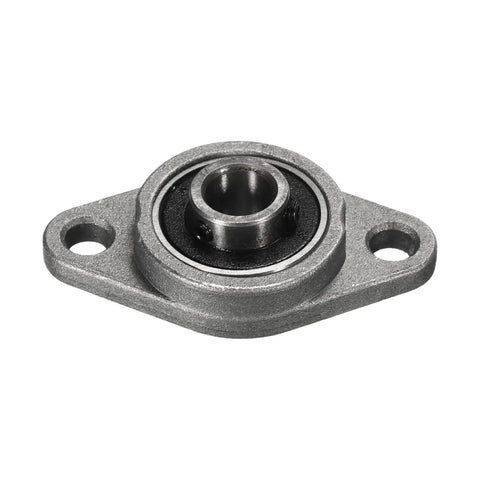 Four Pack KFL08 Flanged Pillow Block Bearings With 8mm Bore In Zinc Alloy Housing Self Aligning Flange Mounted Bearings Built Tough For Rugged Industrial Use Rust Resistant Linear Motion Support Includes Screws And Wrenches