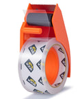 Heavy Duty Packing Tape With Dispenser One Roll 1.88 Inch Wide By 65 Yards Clear Tape With Strong Adhesive for Packaging