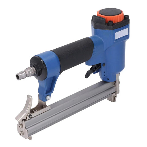 Job Site Ready 20 Gauge Pneumatic Brad Nailer Built Tough With Heavy Duty Aluminum Body For Seamless Trim Work.