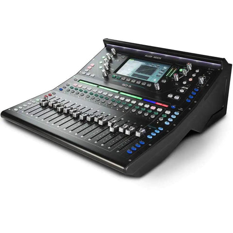 SQ-5 Digital Mixer with 48 Input Channels, 7 Inch Capacitive Touchscreen, Automatic Mic Mixing, and 17 Faders