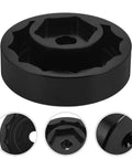 Precision Machined Axle Nut Socket Set For Front And Rear Wheel Hubs with hex design details