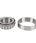 Trailer Wheel Hub Kit 4 Pack For 5200 And 6000 LB Axles Beefed Up Cr Steel Alloy Bearings, tapered bearing and race shown.