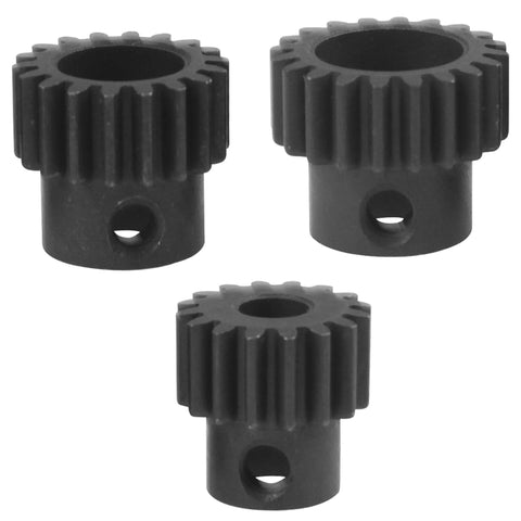 Close-up of 32P Spur Gear 54T Main Gear And Pinion Gear Set With Motor Shaft Adapter For Traxxas 1 Tenth 2WD Slash VXL RC Cars