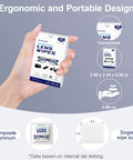 Amazon Third-Generation Lens Wipes, 120-count, pre-moistened, individually wrapped for eyeglasses and camera lenses