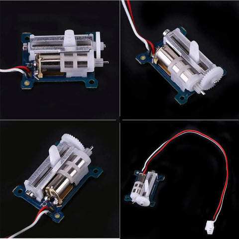 Ultra Lightweight Micro Linear Servo Actuator For RC Planes 1.5 Gram Analog Build with visible motor and wiring.