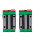 Built Right Heavy Duty Steel Linear Motion Guide Sliders 2Pcs 20Mm Hgh20Ca Rail Blocks with precision design for smooth gliding.