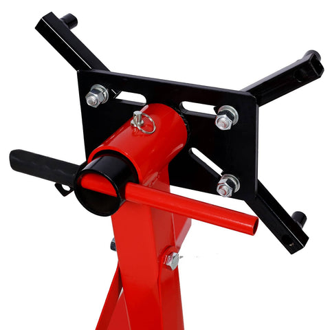 Beefy Heavy Duty Engine Stand 2000 Lb Capacity With 360 Degree Rotating Head Folding Cast Iron Motor Hoist Trolley detail view