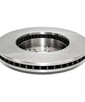 Front view of Front Vented Disc Brake Rotor with Forged Flange for Precise Fit, Clear ABS Signaling, multi lip seals visible.