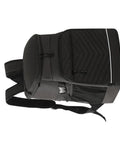 Top view of Kickass Heavy Duty Insulated Cooler Backpack With Leakproof Thermal Core And Adjustable Padded Straps For Camping Beach Hiking Keeps Snacks Ice Cold No Sweat.