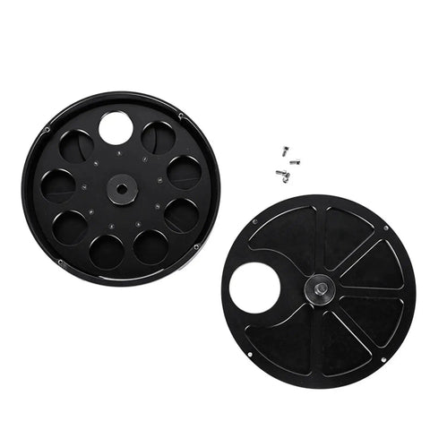 Pro Grade Full Metal 1.25 Inch Eyepiece Filter Wheel With Nine Position Quick Switch For Astronomy Telescopes, disassembled view