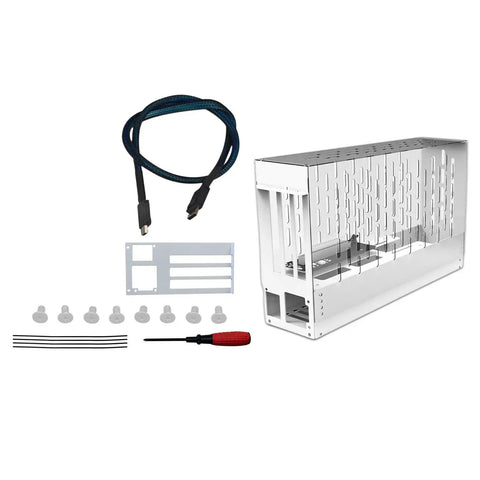 Accessories for Top Shelf External Gpu Docking Station For Laptops With Pcie Four Point Zero Link and A Beefed Up Metal Case.