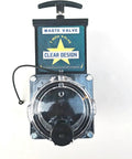 Clear 3 Inch Waste Valve Sewer Gate With Two Caps For RV Camper Trailer No Mess Easy Visual Inspection Durable Build Smooth Flow Control