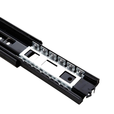 Heavy Duty 35mm Three-Section Drawer Slides With Soft Close And Ball Bearing - Tough As Nails Smooth Quiet Glide For Kitchen Cabinets