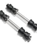 Front Stabilizer Sway Bar End Links For Chevy GMC Silverado Tahoe Suburban Yukon Escalade 2007 2016 OE Replacement Fits Avalanche 2007 2013 And Yukon XL 2007 2016, black steel